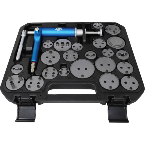 Ensemble d'outils pneumatiques pour le remontage des &eacute;triers de frein O-Max