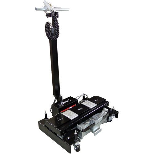 Cric de service de plancher, 14 tonne(s) Capacit&eacute;, 8-1/4" Abaiss&eacute;e, 20" &eacute;lev&eacute;e, Air comprim&eacute;/hydraulique O-Max