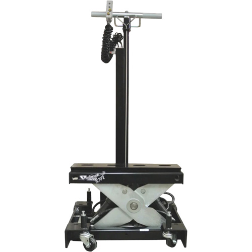 Floor Service Jack, 12 Ton(s) Capacity, 7-1/2" Lowered, 15-3/4" Raised, Air Hydraulic O-Max
