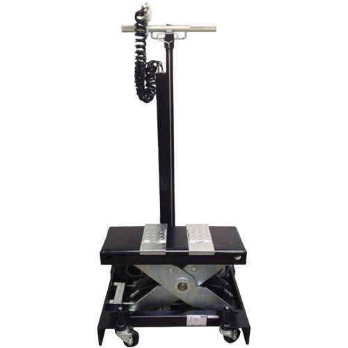Low Profile Floor Service Jack, 12 Ton(s) Capacity, 7-1/2" Lowered, 15" Raised, Air Hydraulic O-Max