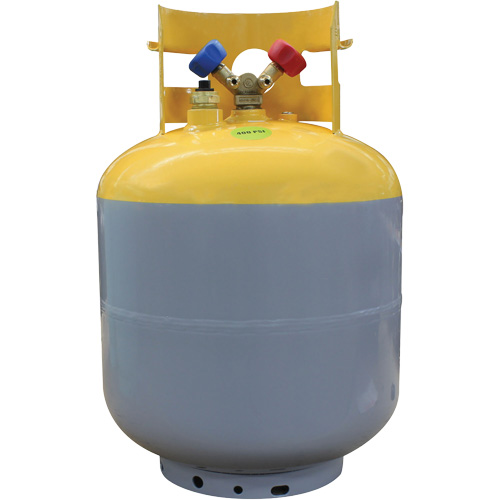 50 Lbs DOT-Approved Recovery Cylinder with Float Switch O-Max