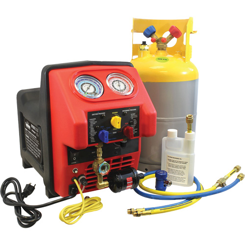 Spark Free Twin Turbo Refrigerant Recovery Machine O-Max