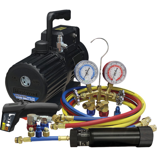 Ensemble combin&eacute; d&eacute;vacuation et de chargement pour R134a/R1234yf? O-Max