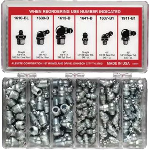 96-Piece Fitting Assortment with Box O-Max
