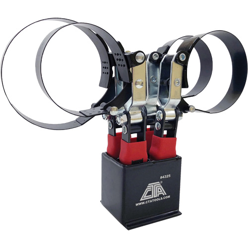 Ensemble de 4 cl&eacute;s pour filtre &agrave; huile avec support O-Max