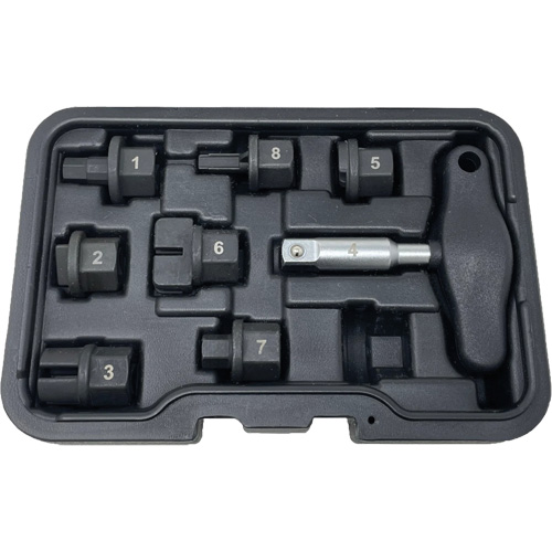 Trousse d'outils pour bouchons de vidange dhuile 8 morceaux O-Max