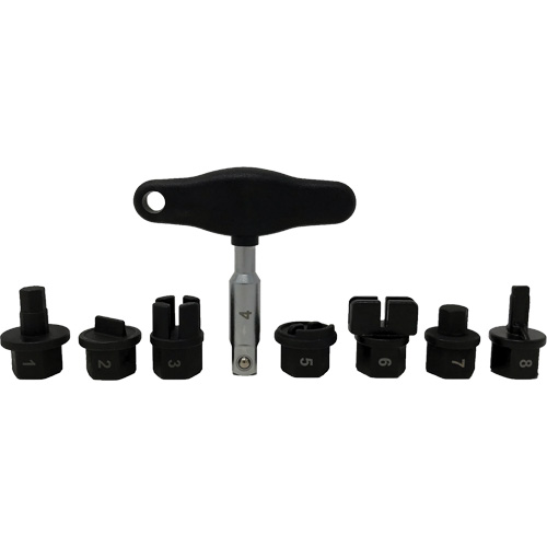 Trousse d'outils pour bouchons de vidange dhuile 8 morceaux O-Max
