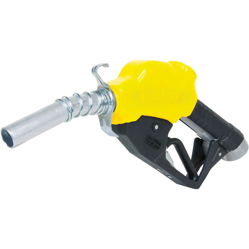 Yellow Ultra High-Flow Automatic Diesel Spout Nozzle O-Max