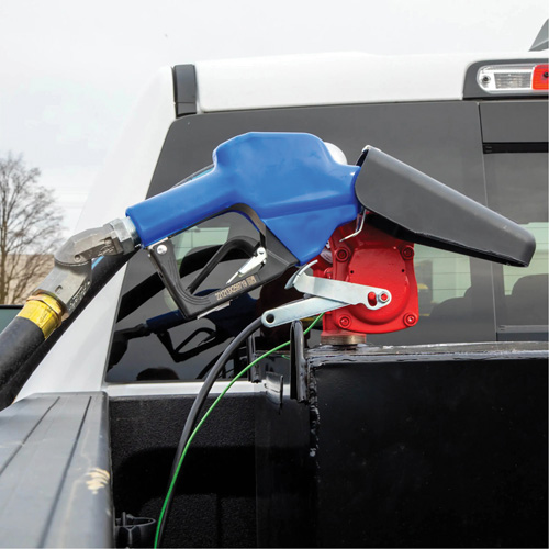 Blue Cold Weather Automatic Diesel Spout Nozzle O-Max