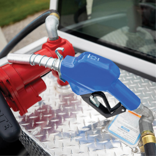 Blue Cold Weather Automatic Diesel Spout Nozzle O-Max