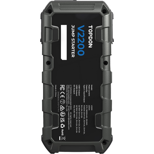 Survolteur, banque d'alimentation et lampe de poche V2200 O-Max