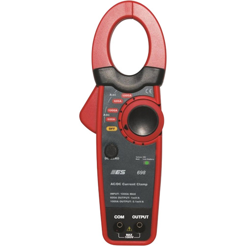 Sonde de courant haute intensit&eacute; AC/DC de 1000 amp&egrave;res O-Max