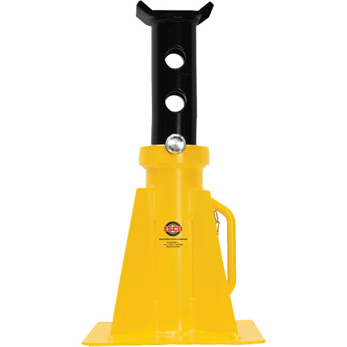Support de v&eacute;rin &agrave; goupille, Tige verrouillable, Capacit&eacute; de 25 tonnes, 15-3/4" - 26-3/4" h O-Max