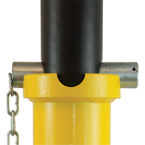 Support de v&eacute;rin &agrave; goupille, Tige verrouillable, Capacit&eacute; de 25 tonnes, 15-3/4" - 26-3/4" h O-Max