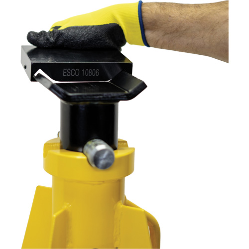Adaptateur &agrave; dessus plat pour supports de v&eacute;rin ESCO de style haut de 20 et 25 tonnes O-Max