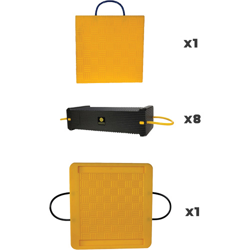 Ensemble de syst&egrave;me de sout&egrave;nement en composite CribLok 10 mcx O-Max