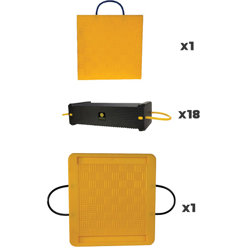 Ensemble de syst&egrave;me de sout&egrave;nement en composite CribLok 20 mcx O-Max