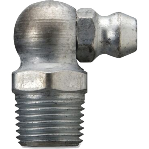Pipe Thread Grease Fitting, 1/8" Thread O-Max