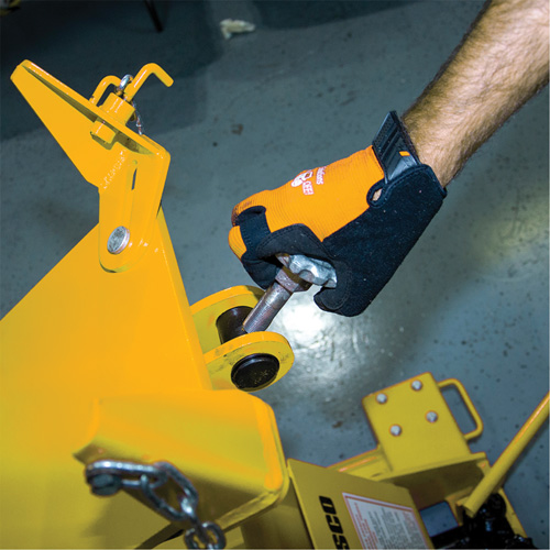 Cric de transmission Yellow Jackit, Cap. de levage 2,2 tonnes O-Max