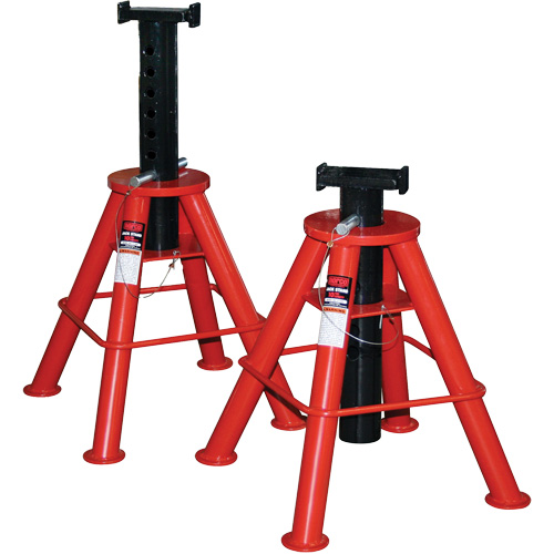 Chandelle &agrave; hauteur &eacute;lev&eacute;e, Tige verrouillable, Capacit&eacute; de 10 tonnes, 28" - 47" h O-Max