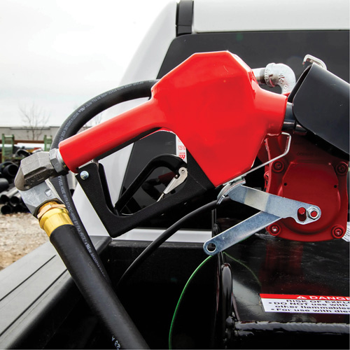 Red Automatic Gasoline Spout Nozzle O-Max