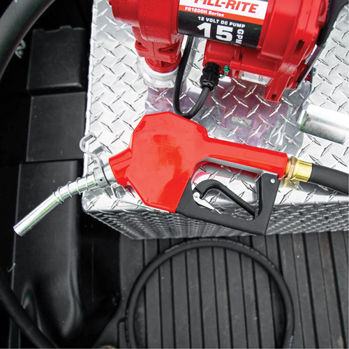 Red Automatic Gasoline Spout Nozzle O-Max