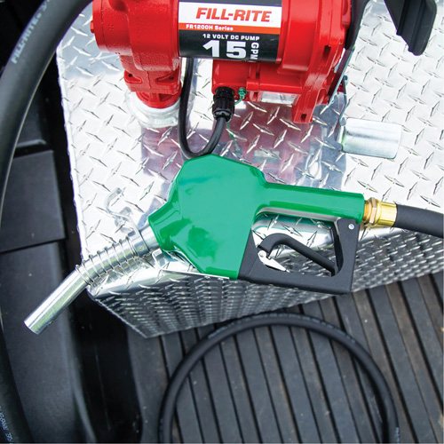 Green Automatic Gasoline Spout Nozzle O-Max