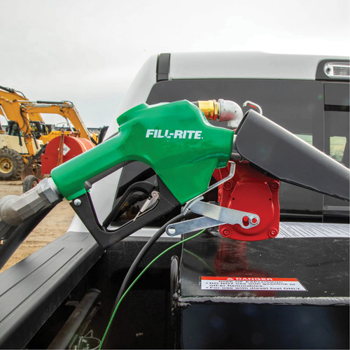 Green Automatic Diesel Spout Nozzle O-Max