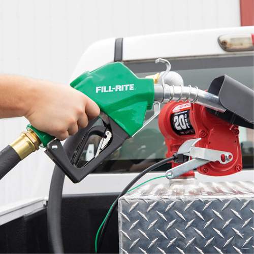Green Automatic Diesel Spout Nozzle O-Max