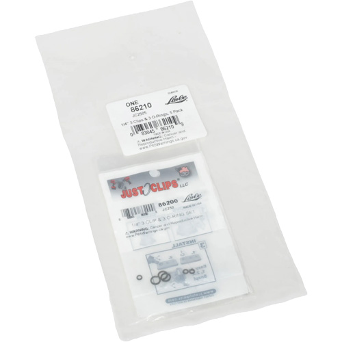Jeu de clips et joints toriques de 1/4 po - En vrac O-Max