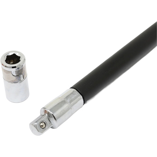 Tournevis flexible extra-long avec adaptateur carr&eacute; 1/4" x hexagonal 1/4" O-Max