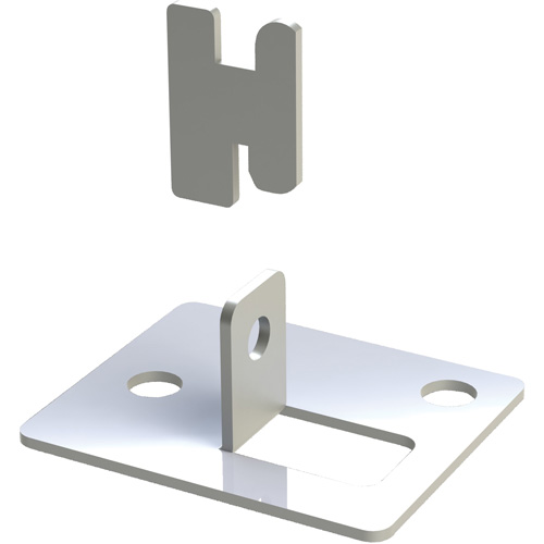 Interlok Boltless Shelving Foot Plate O-Max