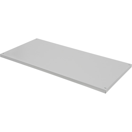 Tablette de rechange pour armoire d&eacute;montable, 30" x 15", Capacit&eacute; de 100 lb, Acier, Gris O-Max