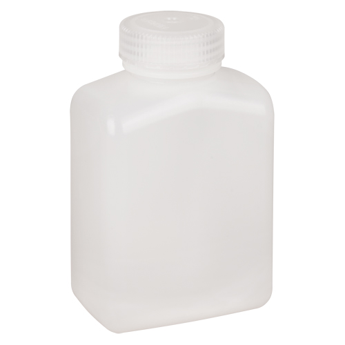 Bouteilles peu encombrantes &agrave; prise facile, Rectangulaire, 16 oz, Plastique O-Max