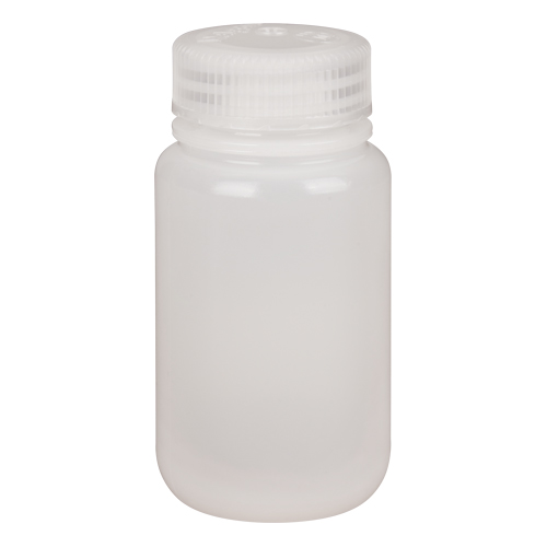 Wide-Mouth Bottles, Round, 4 oz., Plastic O-Max