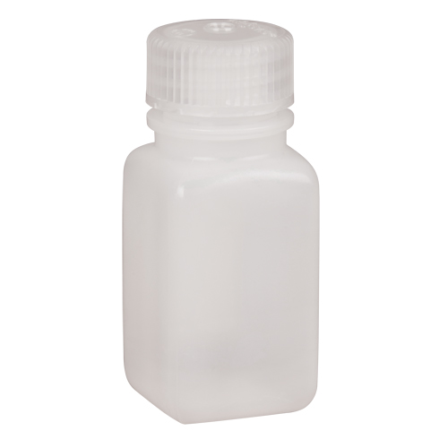 Easy-Grip Space-Saver Bottles, Square, 2 oz., Plastic O-Max