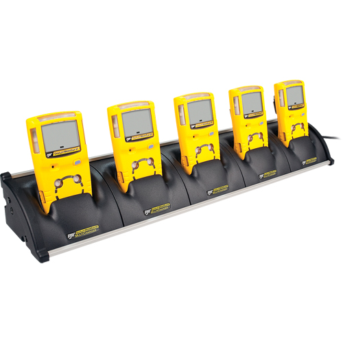 BW GasAlertMicroClip XT Multi-Gas Detectors -Five Unit Cradle Charger O-Max