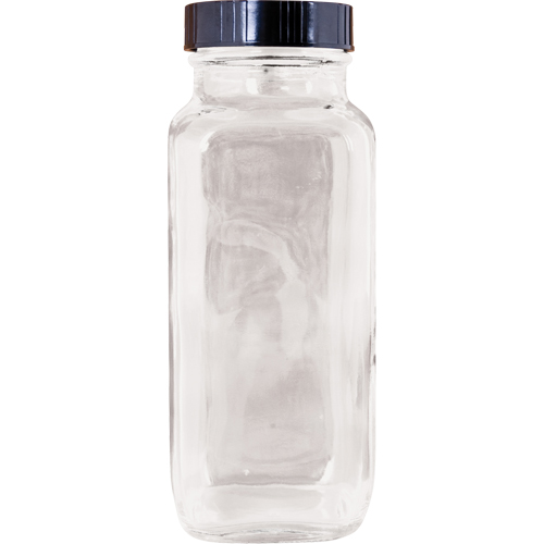 Bottle, Square, 8 fl. Oz., Glass O-Max