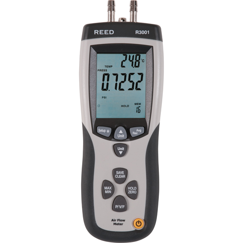 Micromanometer with Calibration Certificate, Digital, 0 - 0.752 PSI O-Max