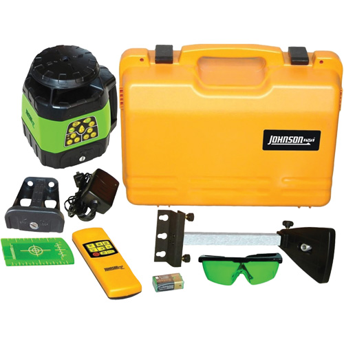 Green Beam Self-Leveling Horizontal & Vertical Rotary Laser, 400' (120 m), 532 Nm O-Max
