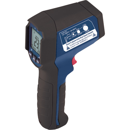 Infrared Thermometer, -31°- 1202° F ( -35° - 650° C ), 12:1, Adjustable Emmissivity O-Max