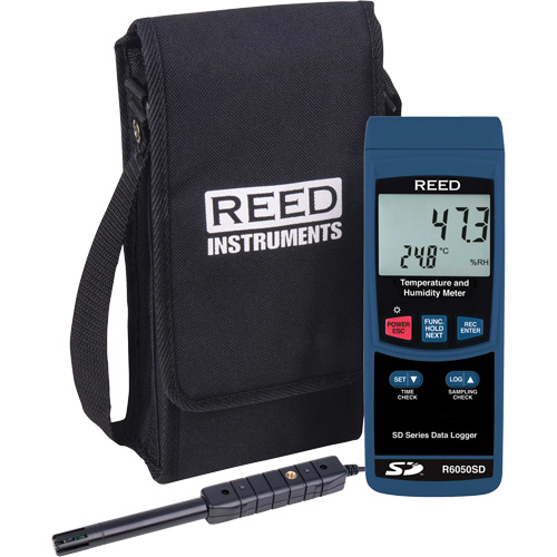 Data Logging Thermo-Hygrometer, 5% - 95% RH, 32° - 122° F ( 0° - 50°C ) O-Max