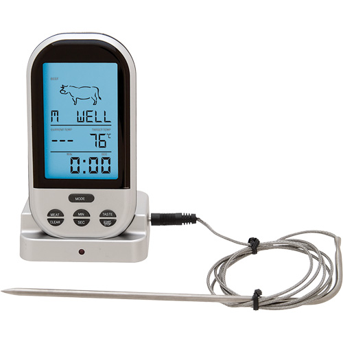 Wireless Meat & Poultry Thermometer, Contact, Digital, 32-482°F (0-250°C) O-Max