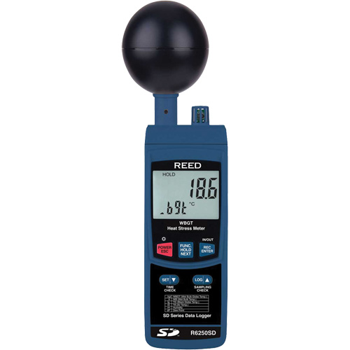 Data Logging Heat Stress Meter with Calibration Certificate O-Max