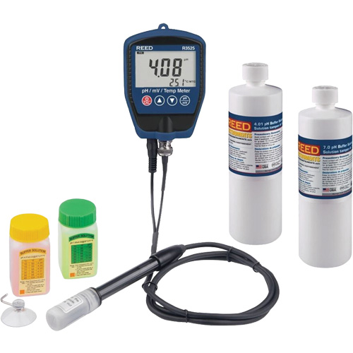 pH/mV Meter with Buffer Solution Kit O-Max