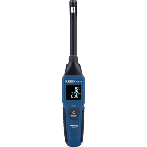 Bluetooth Smart Series Thermo-Hygrometer, 0% - 100% RH, -4°- 140° F ( -20° - 60° C ) O-Max