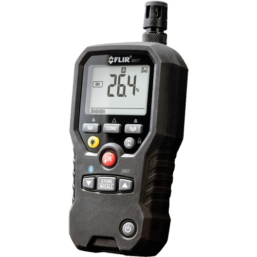 Humidim&egrave;tre 5-en-1 MR77 avec METERLINK, Gamme d'humidit&eacute; 0 - 99%, Gamme de temp&eacute;rature -4°- 392° F ( -20° - 200° C ) O-Max