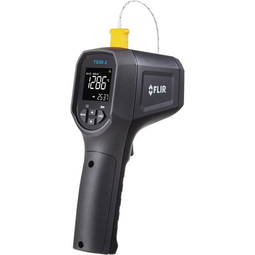 Thermom&egrave;tre &agrave; infrarouge TG56-2 avec thermocouple de type K, -22°- 2372° F ( -30° - 1300° C ), 30:1, &eacute;missivit&eacute; Ajustable O-Max