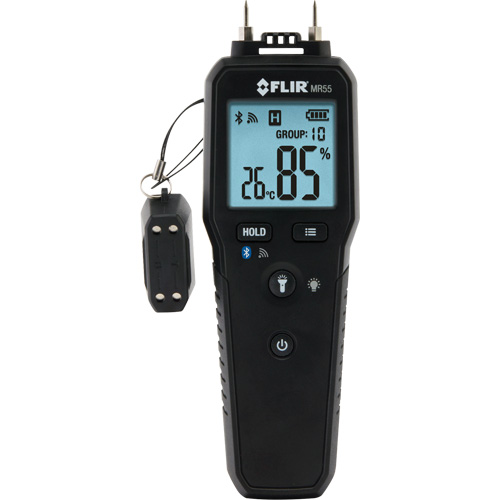 Pin Moisture Meter with Bluetooth&reg;, 1 - 99% Moisture Range O-Max