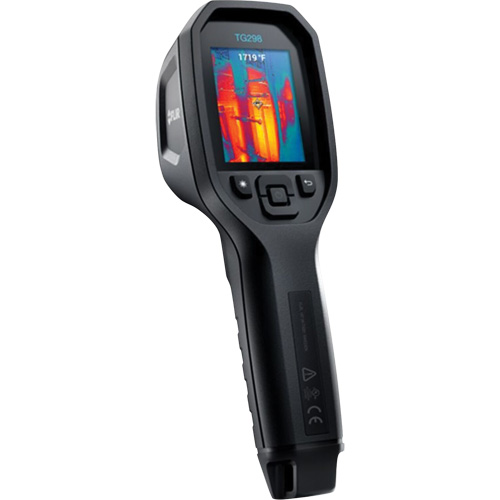 TG298 30:1 High Temperature Spot IR Thermal Imaging Camera with Bullseye Laser, 320 x 240 pixels, -25° - 1080°C (-130° - 1976°F), <70 mK O-Max